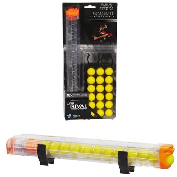 NERF RIVAL - Laddare + Refill x18