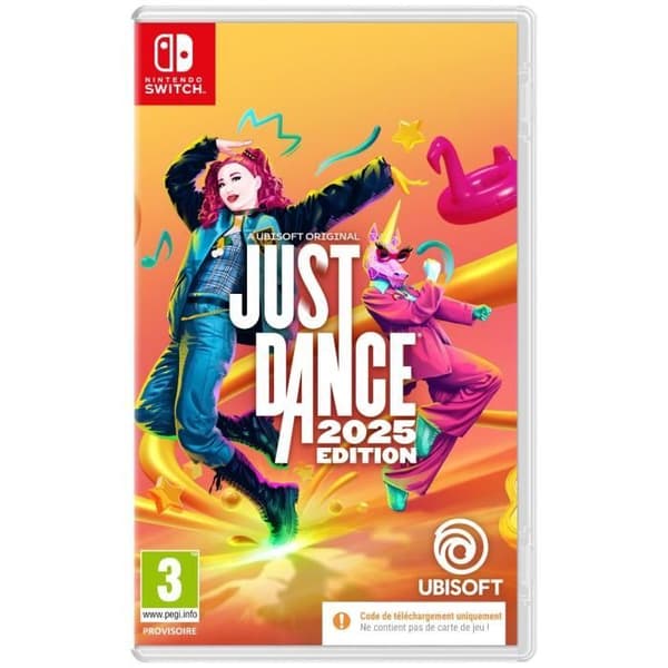 UBISOFT Just Dance Nintendo Switch Dansspel 40 låtar Kod i box