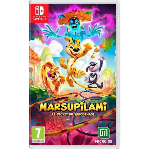 Microids Marsupilami: Hemlighetens sarkofag Switch Specialutgåva