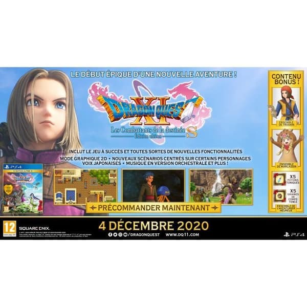Dragon Quest XI - Destiny Fighters - Ultimate Edition PS4-spel