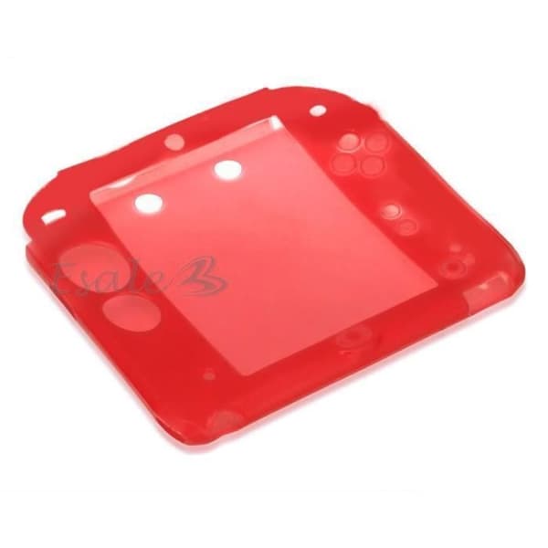 Coque - STRAßE GAME - Nitendo 2DS - Röd silikon - Skydd - Mjuk