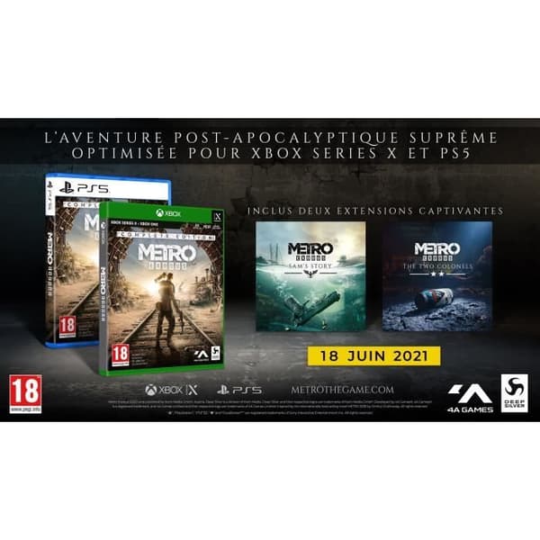 Deep Silver Metro Exodus Complete Edition PS5-spel FPS Singleplayer