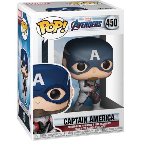 Funko Pop! Marvel: Avengers Endgame - Captain America (TS)- USED