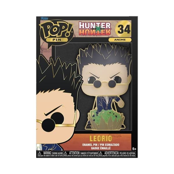 Funko Pop! Pin: Hunter x Hunter - Leorio- USED