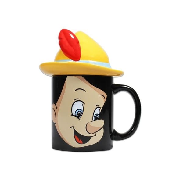 Mugg 3D - HALF MOON BAY - Pinocchio - Keramik - 400ml - Ej diskmaskinssäker- USED
