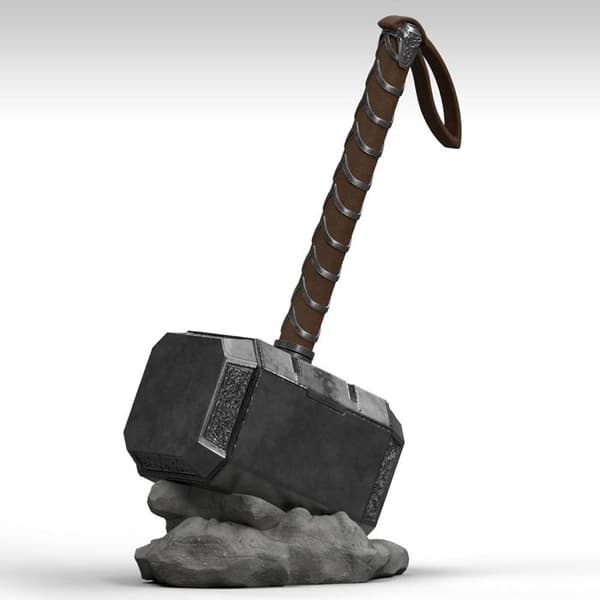 Semic - Marvel - Bust spargris Mjölnir 28 cm- USED