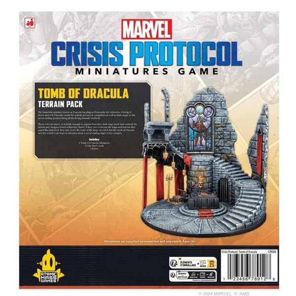 Marvel miniatyrspelset Dracula grav