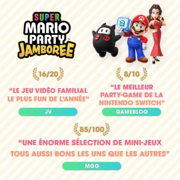 NINTENDO Super Mario Party Jamboree Nintendo Switchspel 110 minispel Online multiplayer