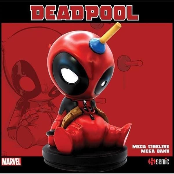 DEADPOOL statyett Sparbössa - 20cm- USED