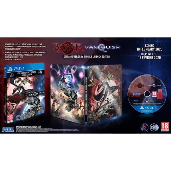 Bayonetta & Vanquish 10th Anniversary: Bundle Launch Edition - PS4-spel