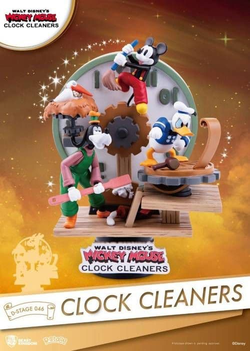 Disney Clock Cleaners Figur- USED