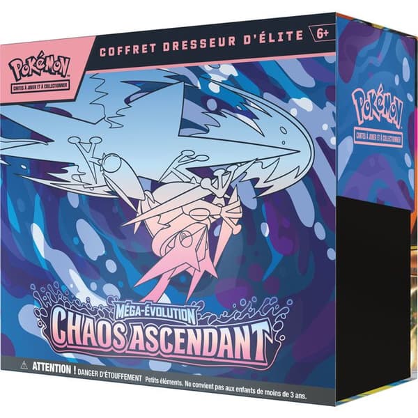 ASMODEE Pokémon ME04 Elite Trainer Box 9 boosters 65 kortskydd