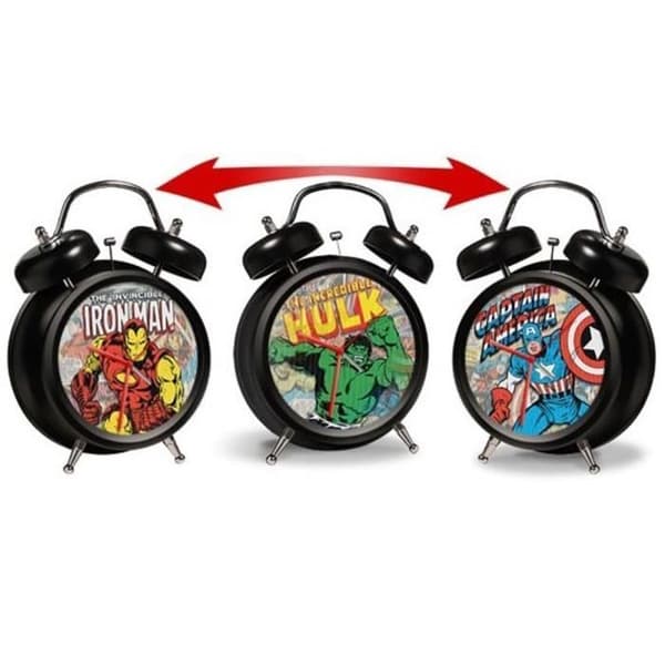 Marvel 3D Effect Alarm Clock: Superhjältar- USED