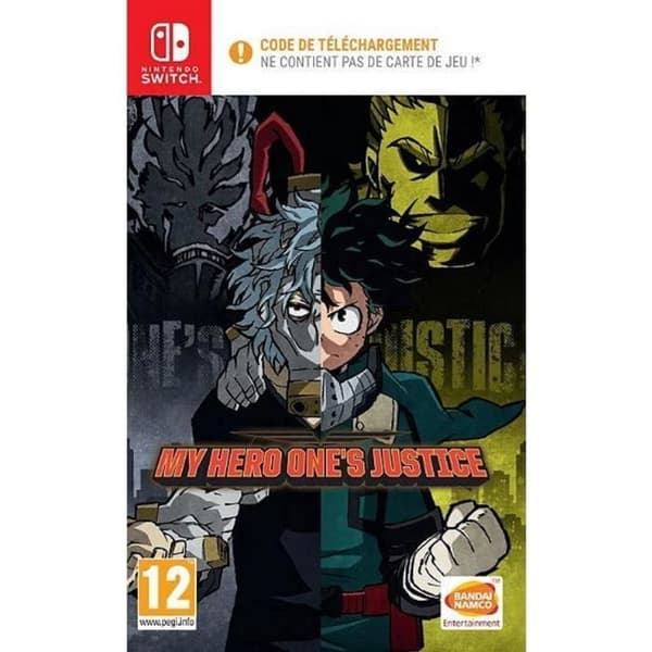 BANDAI NAMCO My Hero One’s Justice Nintendo Switch Code in a Box