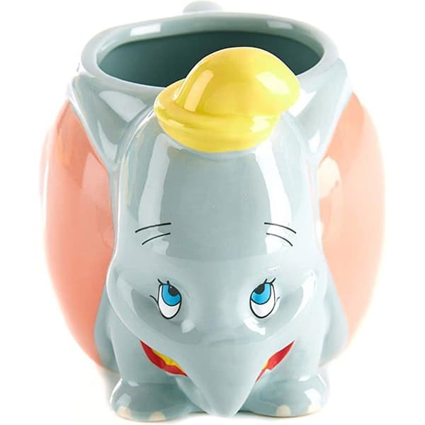 Mugg 3D - DISNEY - Dumbo - Grå - Rund - 400ml- USED
