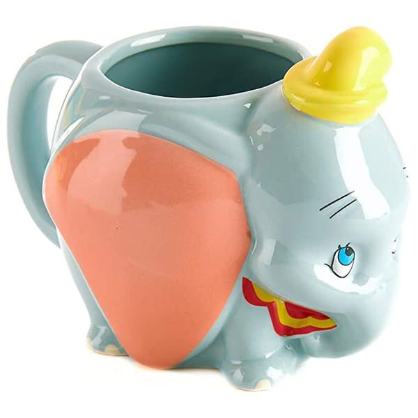 Mugg 3D - DISNEY - Dumbo - Grå - Rund - 400ml- USED