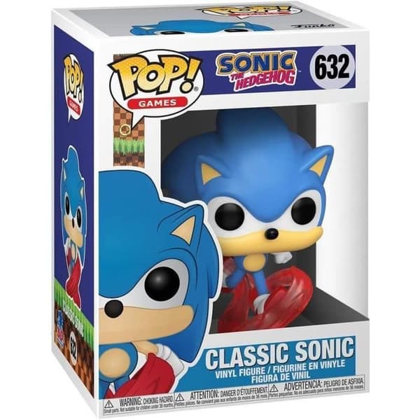 Funko Pop! Spel: Sonic 30th- Running Sonic- USED