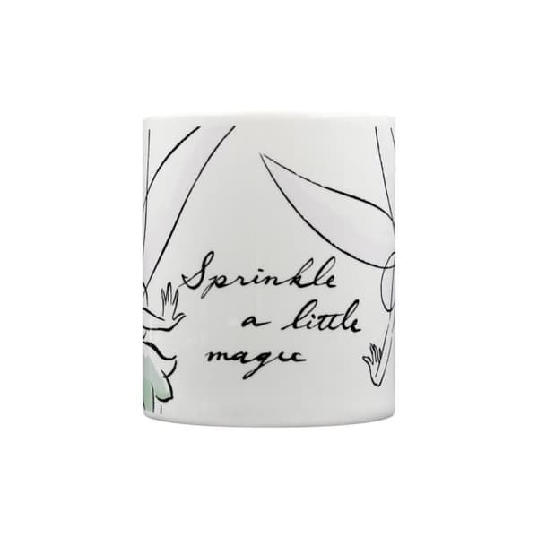 Mugg - Walt Disney - Tinkerbell Magic - Vit - Rund - Barn- USED