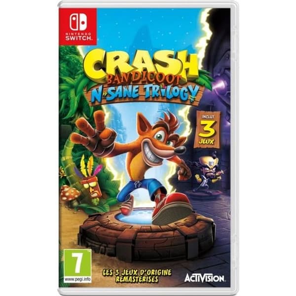 Crash Bandicoot N. Sane Trilogy Spel Switch