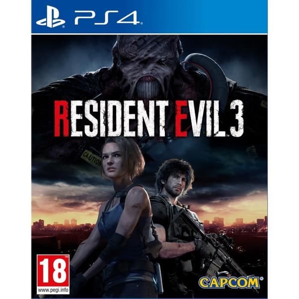 CAPCOM Resident Evil 3 PS4-spel Singleplayer Online-multiplayer