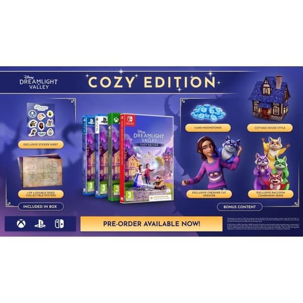 Disney Dreamlight Valley Cozy Edition - Nintendo Switch-spel (Code In A Box)