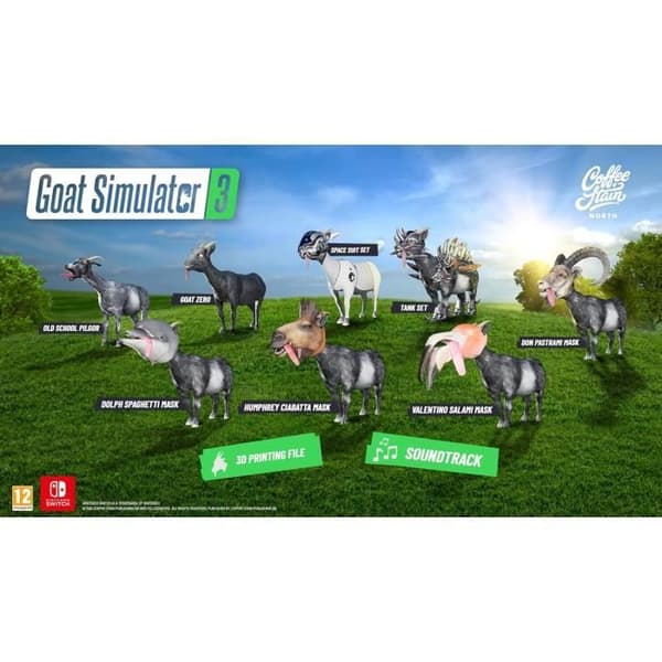 Videospel - Goat Simulator 3 - Nintendo Switch - PEGI 12+ - Simulation - Kartong