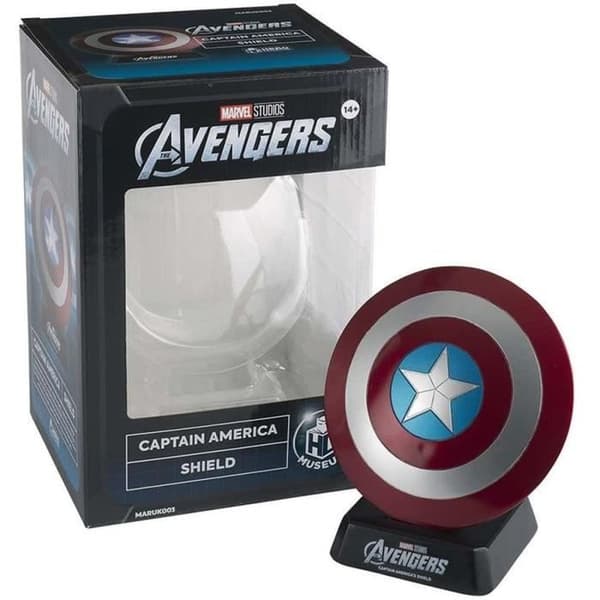 Sköldfigur - EAGLEMOSS - Captain America - 16 cm- USED