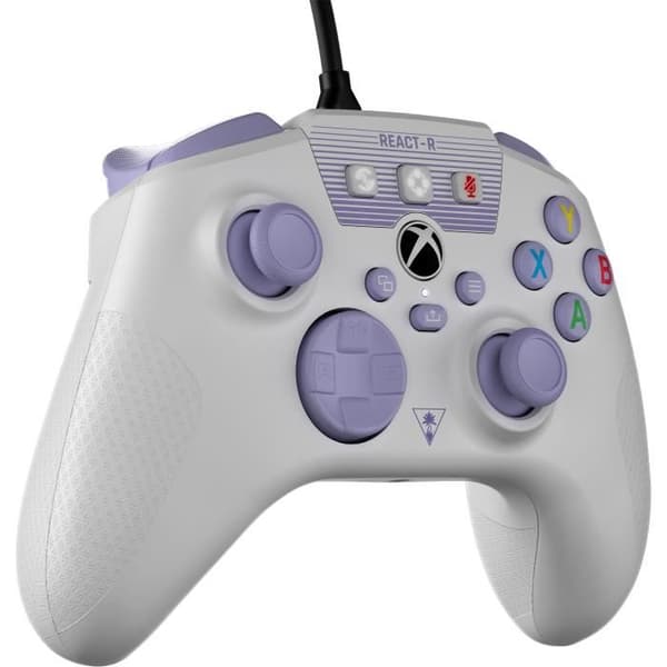 PC/XBOX-spelkontroll - REACT-R - Trådad - Vit och lila