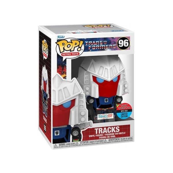 Funko Pop! Retro Leker: Transformers - Tracks (Konventionsspeciell Utgåva)- USED