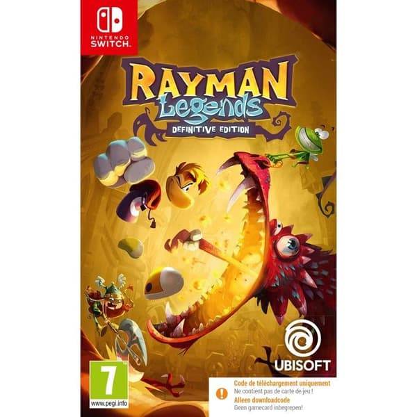 Rayman Legends Definitive Edition (Kod-i-en-låda) - Version Nintendo Switch