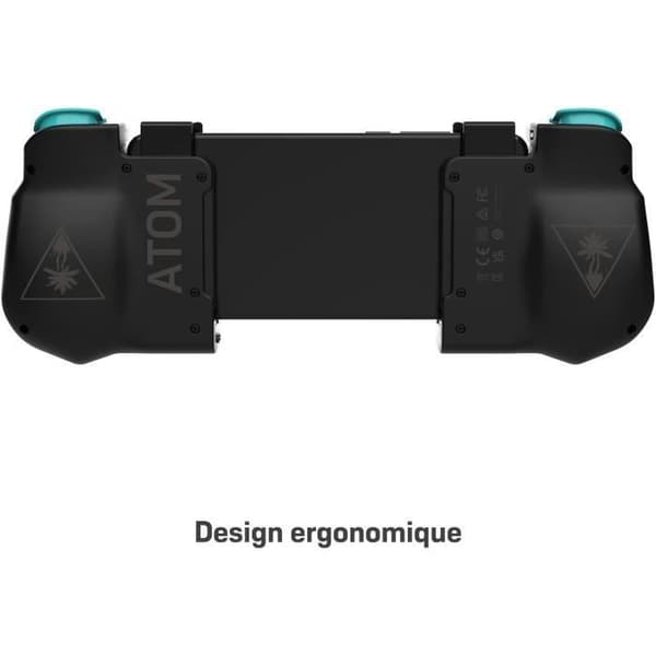 Android mobil gamepad - Turtle Beach Atom - Bluetooth - Svart/Cyan- USED