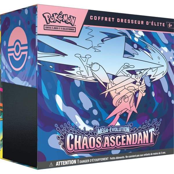 ASMODEE Pokémon ME04 Elite Trainer Box 9 boosters 65 kortskydd