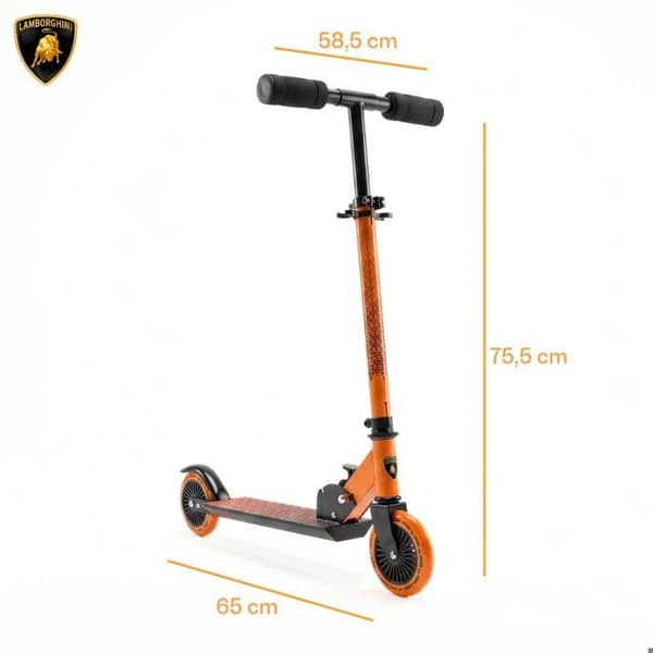 Fällbar Sparkcykel för Barn Lamborghini - 3 till 6 år - Orange