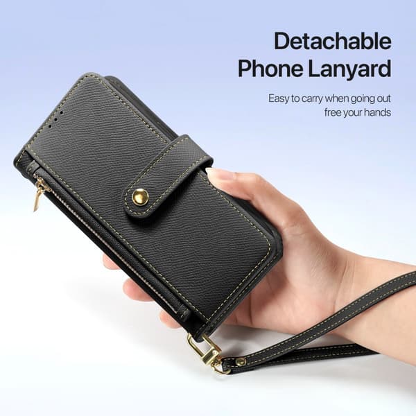 DUX DUCIS Lawa Series Flip Cover til iPhone 17e - Sort