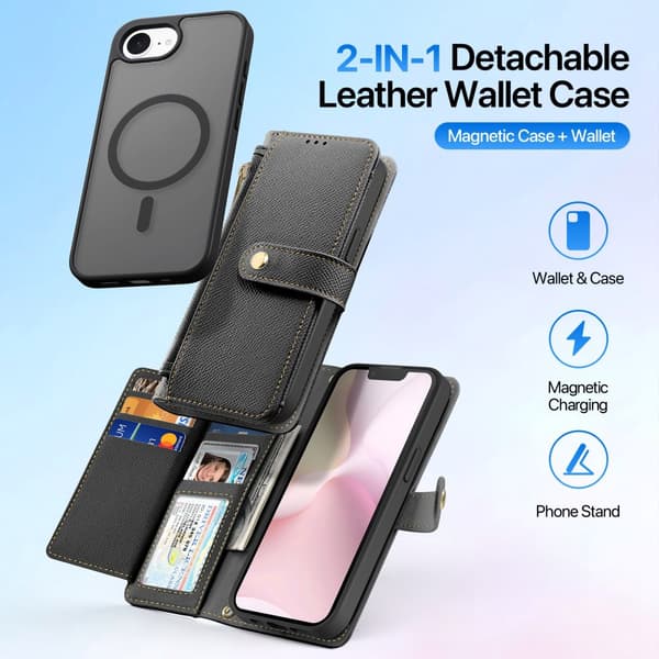 DUX DUCIS Lawa Series Flip Cover til iPhone 17e - Sort