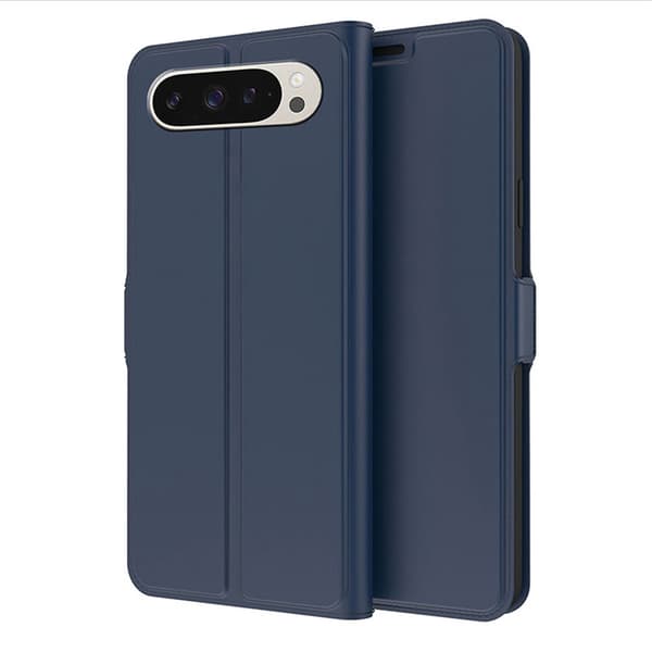 SKALO Ultratunn design Plånboksfodral för Google Pixel 11 - Blå