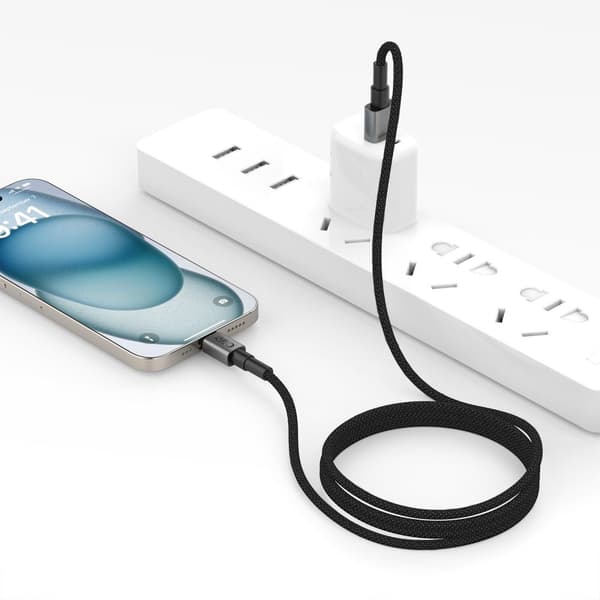 Tech-Protect Ultraboost DNA USB-C-kaapeli 3A 1m - Iron Grey