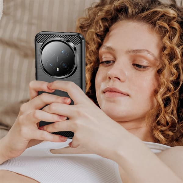 SKALO Armor Carbon Cover til Honor Magic8 Pro - Sort