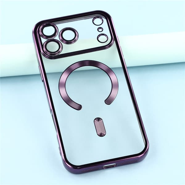 SKALO Metallic TPU Cover til iPhone 18 Pro Max - Lilla