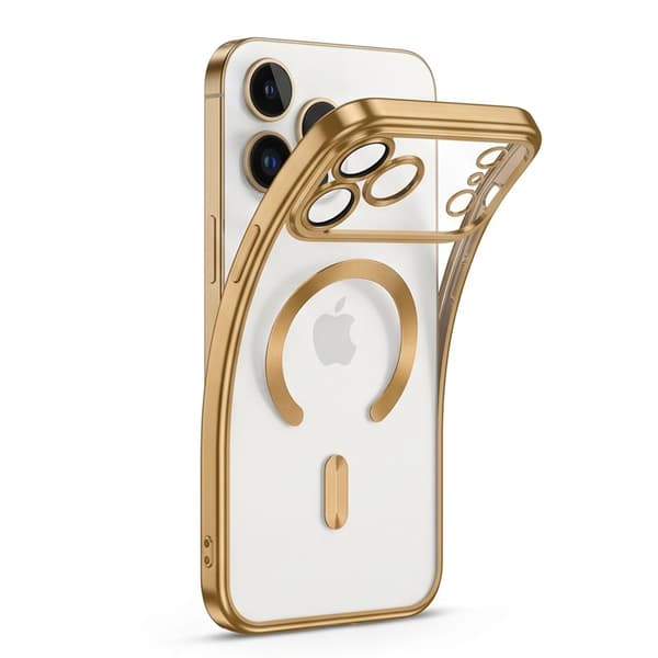 Tech-Protect MagFlex MagSafe Skal för iPhone 18 Pro - Shiny Gold