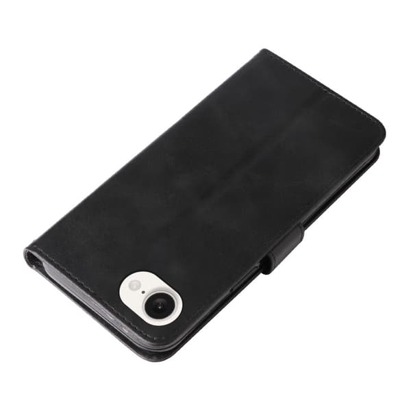 SKALO Klassisk lynlås Flip Cover til iPhone 17e - Sort