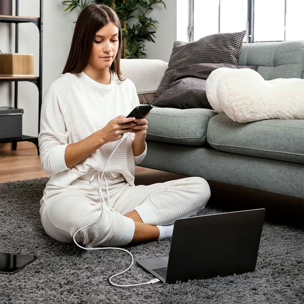 Tech-Protect Ultraboost Lite USB-C-kaapeli 60W 2m - Cool Grey