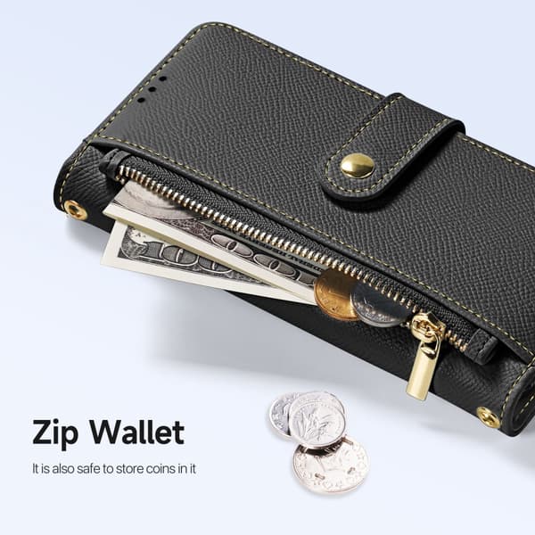 DUX DUCIS Lawa Series Flip Cover til iPhone 17e - Sort