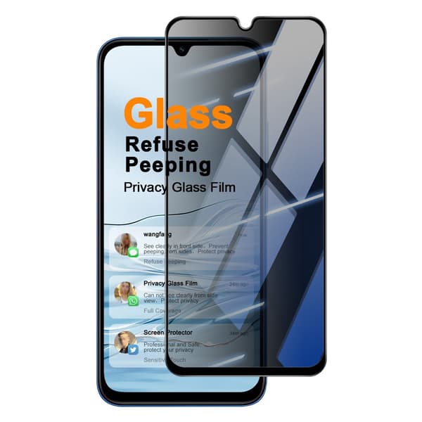 IMAK Privacy Hærdet Glas til Xiaomi Redmi A7 Pro 4G - Sort