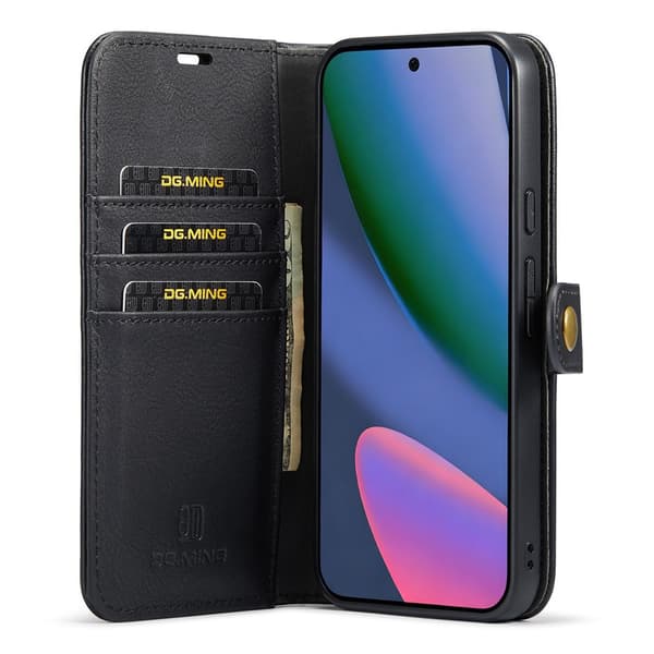 DG MING 2-i-1 Magnet Flip Cover til Google Pixel 11 Pro XL - Sort