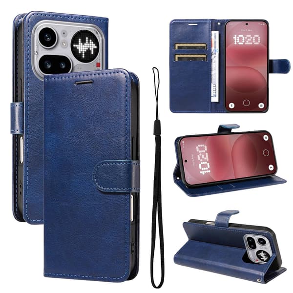 SKALO PU-läder Plånboksfodral för Nothing Phone (4a) Pro