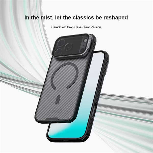 NILLKIN Camshield Prop Magnetic Series Cover til iPhone 18 Pro Max - Sort