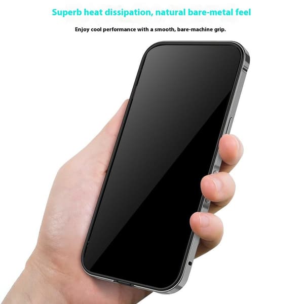 SKALO iPhone 17 Pro Max COTECi Aluminium Silikone Bumper - Grå