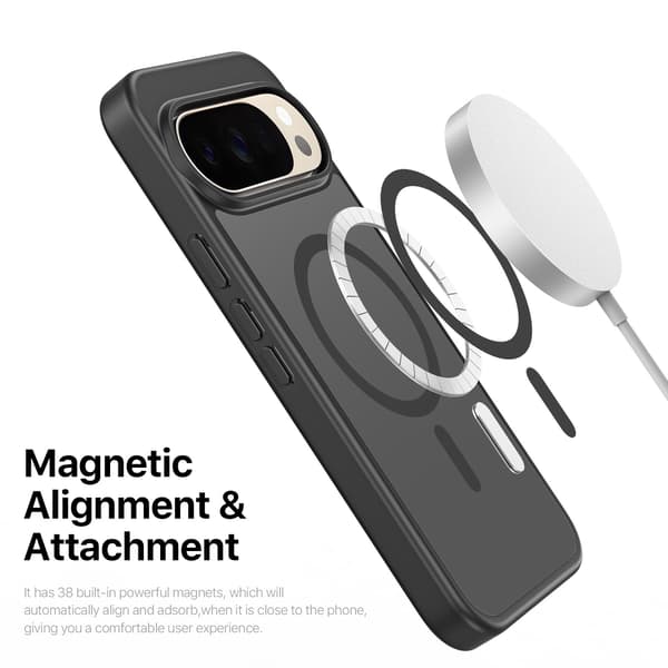 DUX DUCIS Yind Series Matte Finish Cover til Google Pixel 11 Pro - Sort