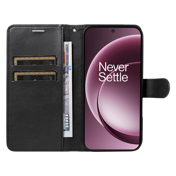 SKALO OnePlus 15 PU-läder Plånboksfodral